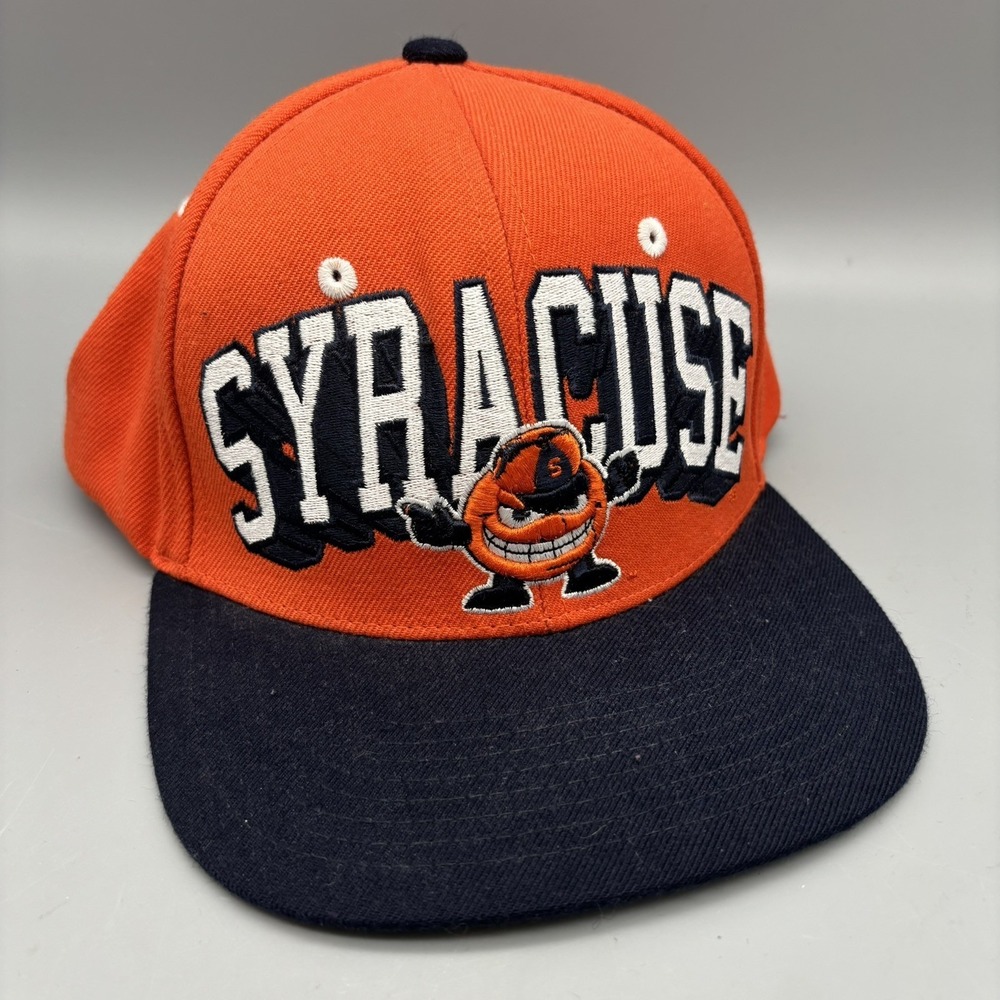Syracuse Orange Zephyr Vintage‎ Navy Snapback Hat New York NCAA ACC NY